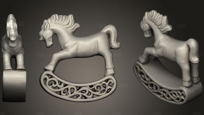 Figurine horse 3d stl модель для ЧПУ